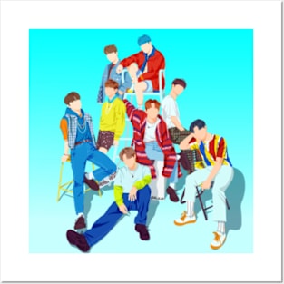 ATEEZ Kpop Boyband Posters and Art